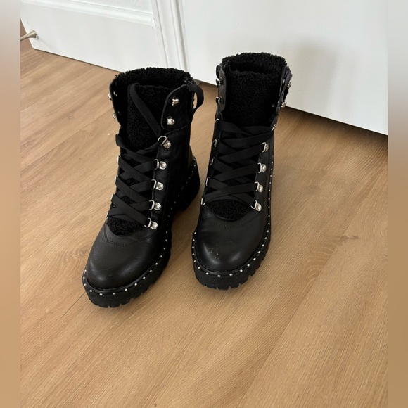 Steve madden black ankle boots for women size 7.5 - Picture 4 of 17